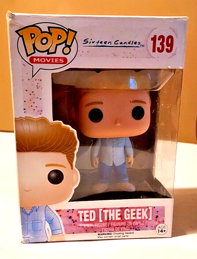 Funko Pop! Movies: Sixteen Candles #139 Ted [ The Geek ] Hot Topic Exclusive