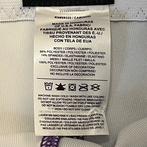 Nike Football Pants Youth Large Purple Boys Vapor Pro NCAA TCU Horned Frogs - Picture 6 of 11