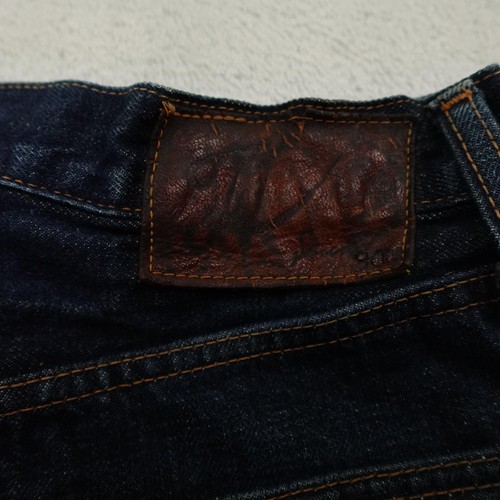 Selvedge Denim Jeans Mens 30 Dark Indigo Straight Leg Five Pocket Raw - Picture 8 of 10