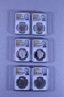 2023 Morgan and Peace Silver Dollar 6 Coin Set NGC MS70 PF70 Reverse Proof