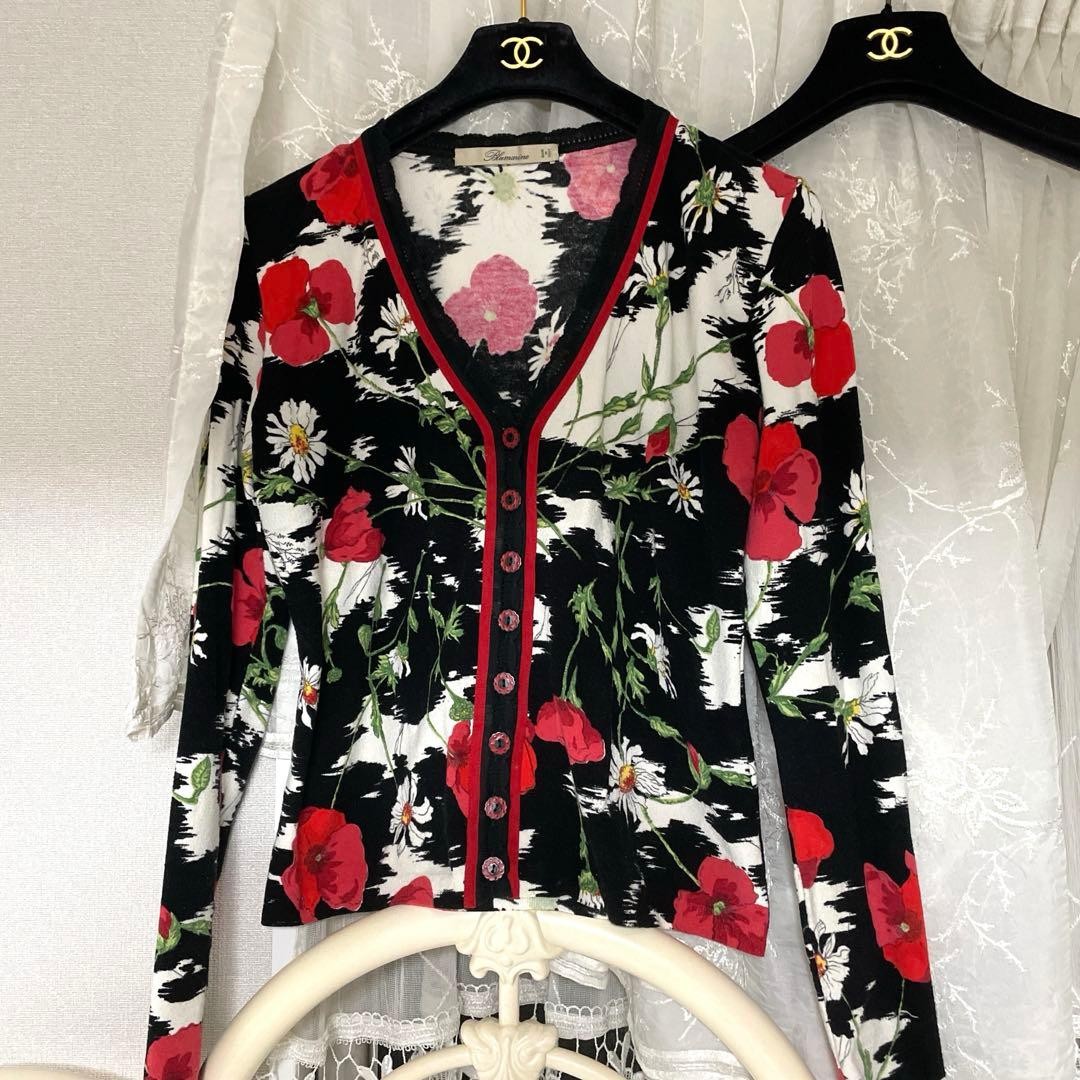 BLUMARINE Cardigan Free Size Long Sleeve Women's Fashion
