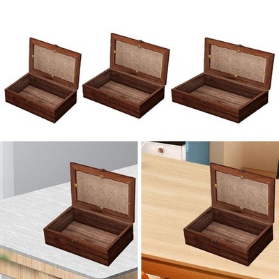 Aufbewahrungsbox Aus Holz, Andenkenbox, Vintage, Behälter für Kleinigkeiten,