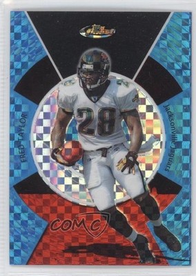 2005 Topps Finest Blue X-Fractor 57/150 Fred Taylor #29 gp3