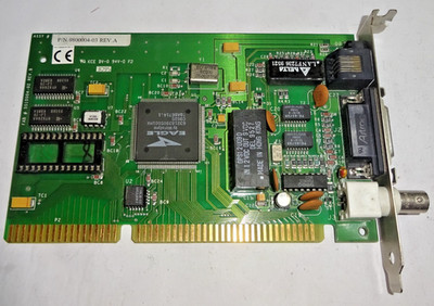 MICRODYNE *** NE2000PLUS3 *** ISA Network Ethernet Retro Card #GK12368