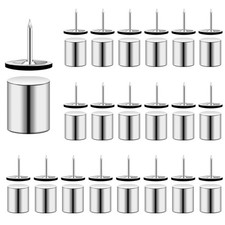 20 Sets Magnetic Pushpins, Magnet Thumbtack, Poster and Photo 20 Pack, Black