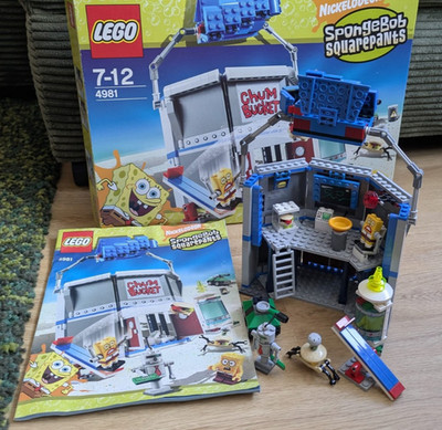LEGO SpongeBob 4981 - Der Abfalleimer (Chum Bucket) mit OVP & Anleitung
