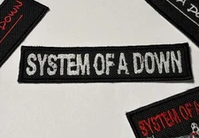 SYSTEM OF A DOWN Patch Iron/Sew on Quality Embroidered 90s Metal Deftones Tool