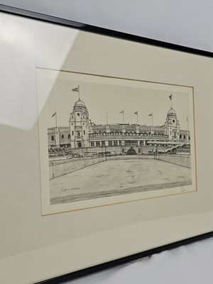 Stephen Wiltshire nummerierte limitierte Auflage gerahmte Zeichnung des alten Wembley-Stadions