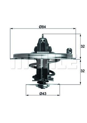 MAHLE TX 36 80D THERMOSTAT COOLANT