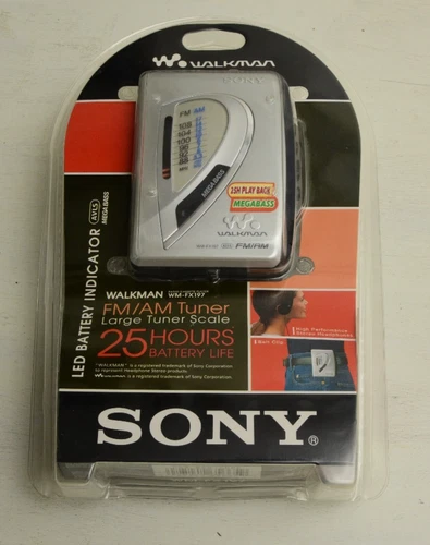 New Sealed Sony Walkman WM-FX197 AM/FM Mega Bass Cassette Player – NOS 2005 VTG