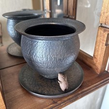 O Black gold glaze plant pot ceramic succulents tuberous plants Bonsai