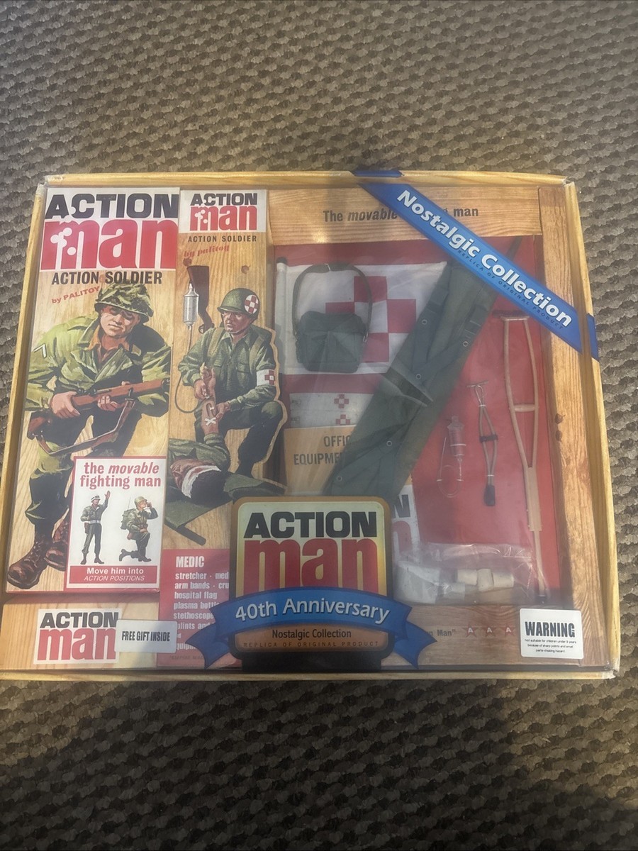 Vintage Action Man 40th anniversary Medic Accessories And Outfit