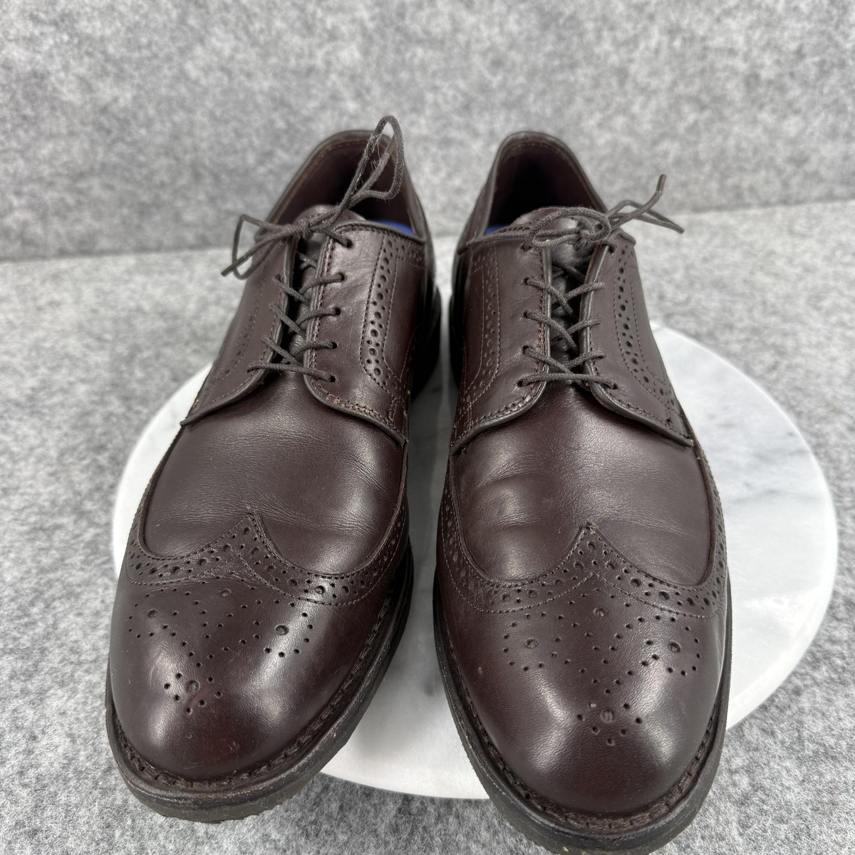 Allen Edmonds Shoes Mens 9 D Brown Leather Wingtip Brogue Oxford Road Warriors Allen Edmonds Mens 7.5 D Road Warriors Wingtip Oxford Dress  main image 4