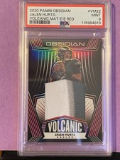 2020 Panini Obsidian RC Jalen Hurts Volcanic Electric Etch Red/10 POP1 New Slab 