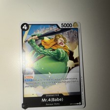 One Piece The Azure Sea's Seven #OP14-093 Mr.4(Babe) Common