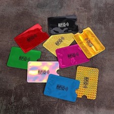 10PCS Anti RFID Blocking Card Sleeve-Secure Credit/Debit Card Holder ID Wallet
