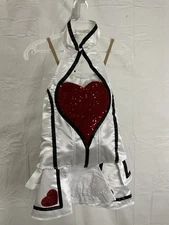 Art Stone "Queen of Hearts" Dance Costume Bodice, Leotard, Sleeves - Large Child