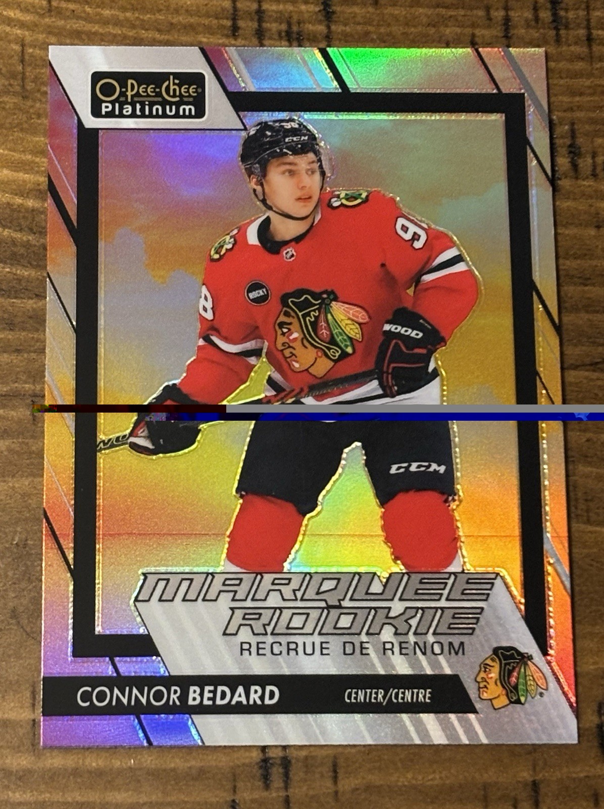 Connor Bedard 2023-24 O-Pee-Chee Platinum - Marquee Rookies #201 Sunset (RC)