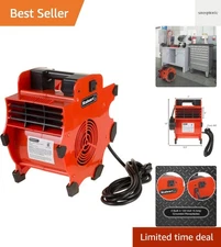 Portable 3-Speed Blower Fan with Adjustable Angles - Perfect for Home & Garage
