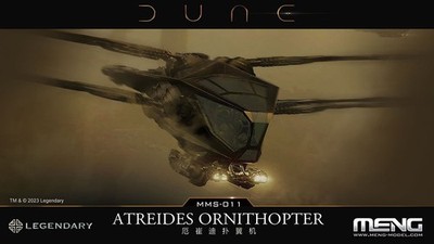 Meng Dune Atreides Ornithopter (wingspan 169mm, length 95mm)