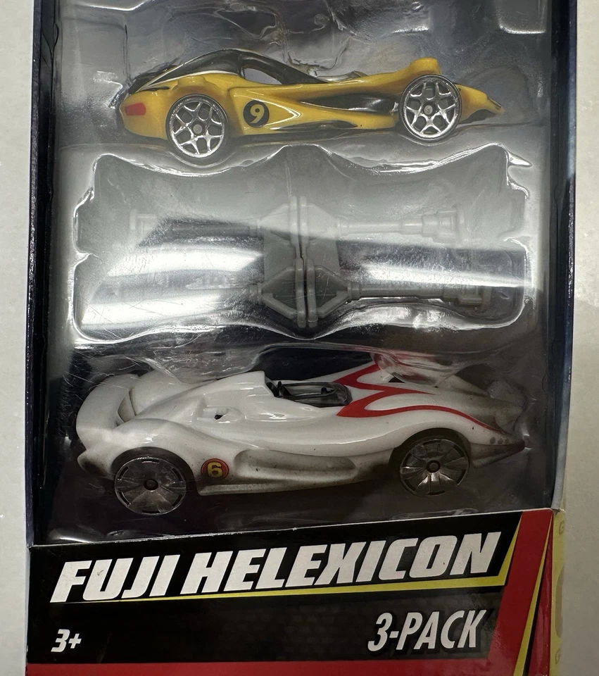 Hot Wheels Speed Racer Fuji Helexicon Target Exclusive 3 Roses 3 Pack New Sealed - Image 4 of 4