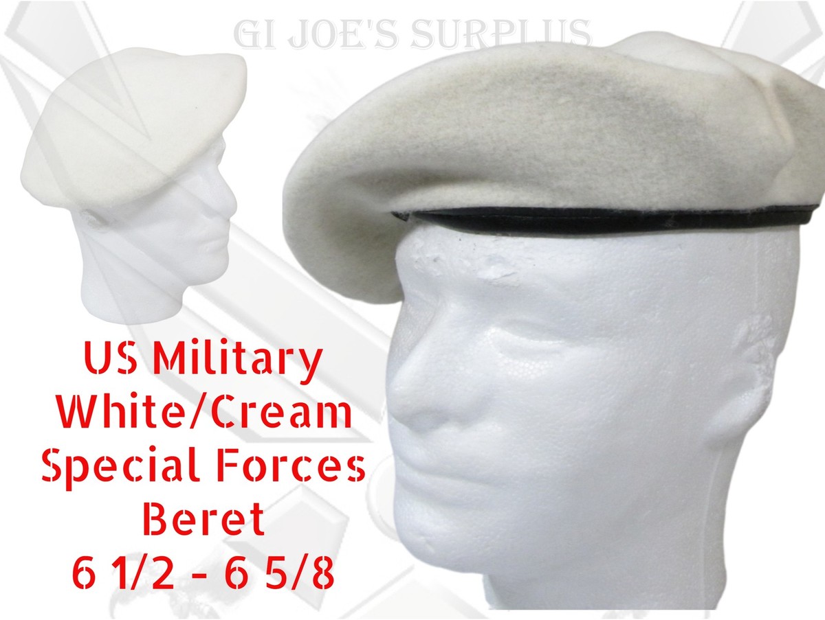 Vintage Montaldo\'s Cream Leather Hat(Beret) Bon Chic main image 2
