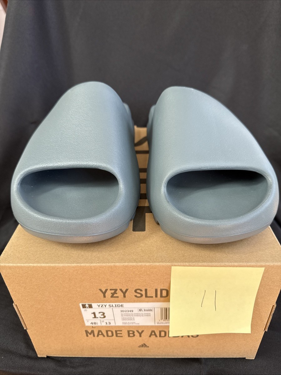 adidas gazelle silver green womens Adidas Yeezy Slide 'Granite'  DTLR