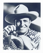 GENE AUTRY - PHOTOGRAPH SIGNED 01/09/1985