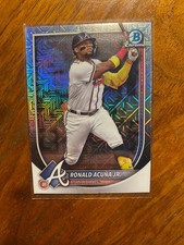 2025 Bowman Baseball Chrome Mega Box RONALD ACUNA JR. Mojo Refractor Card #13