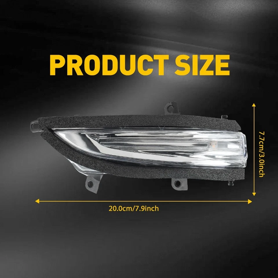 Side Mirror Turn Signal Light Right RH for Lexus GX460 LX570 2010-23 Amber 1-10X - Image 2 of 4