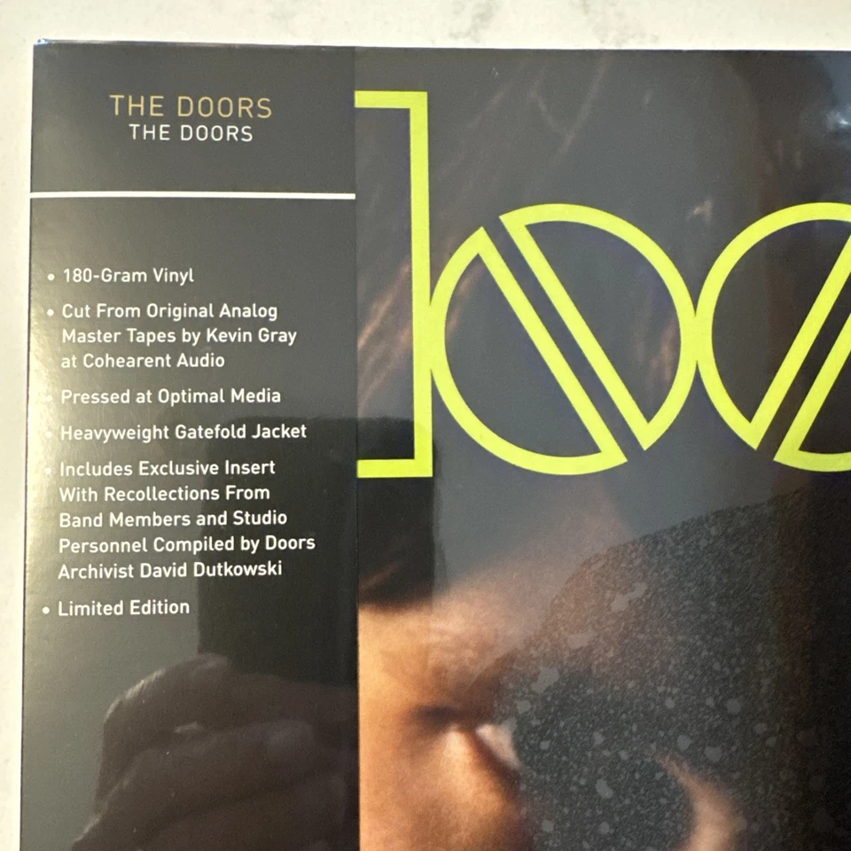 THE DOORS DEBUT LP RHINO HIGH FIDELITY LP SEALED 180 GRAM AUDIOPHILE MINT - Image 2 of 3