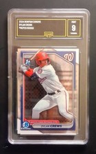 2024 Boeman Chrome Dylan Crews #BCP-23 Rookie 1st Bowman GMA 9 1st Bowman