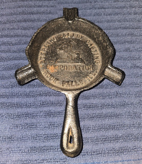 Vintage Cast Iron Salesmen Sample Ashtray THE PENNSYLVANIA CASTING CORPORATION