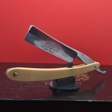 Vintage/Antique 3/4 Imperial Razor. Eagle Etching. Restored. Original.