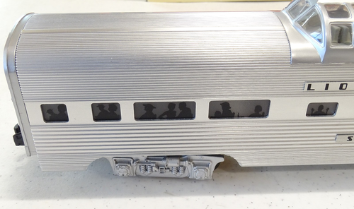 Lionel 6-19162 O Gauge Lionel Lines Aluminum Silver Sky Vista Dome Car - Picture 9 of 22