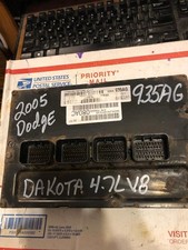 2005 05 Dodge Dakota 4.7l V8 At Pcm Ecu Ecm Engine Computer 56028935ag 935