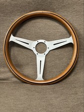 Nardi Classic Wood Steering Wheel Approx. 36.5cm Diameter Made In Italy Used Nardi Classic Wood Steering Wheel Approx. 36.5cm Diameter Made In Italy Used