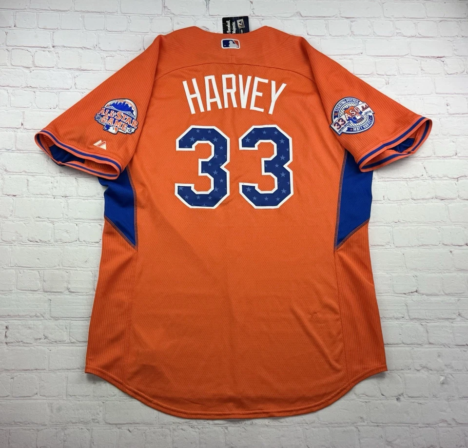 Camiseta deportiva de béisbol Matt Harvey auténtica edición limitada 120/330 All Star Game 2013 Foto 2 de 4