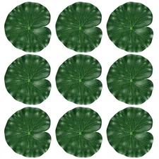 10pcs Eva Material Floating Lotus Leaves 18 cm Decorative Leaf for Fish Pond