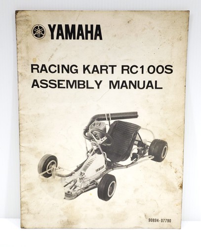 Genuine Yamaha Racing Kart RC100S Assembly Manual 90894-07790 LIT-11666-00-98
