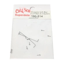 Cal Scale 190-514 Coupler Lift Bar (2) .012" Wire & (8) Eyelets HO Scale
