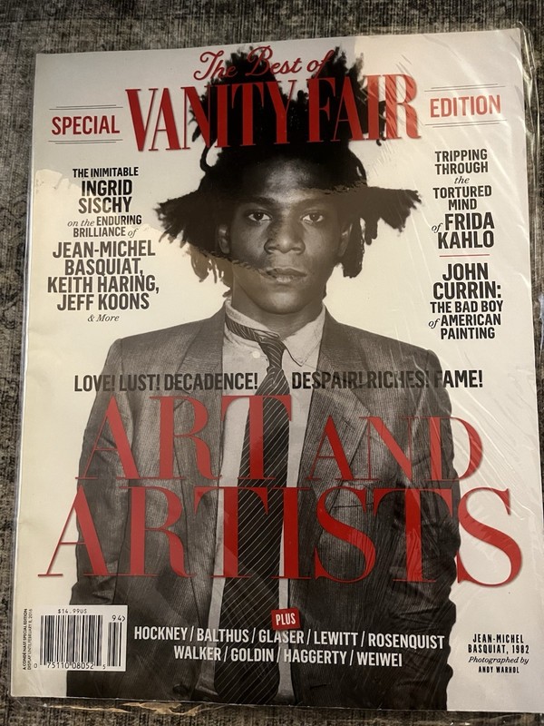 Vanity Fair Magazine Art and Artists 2015/2016 Jean-Michel Basquiat Very Good