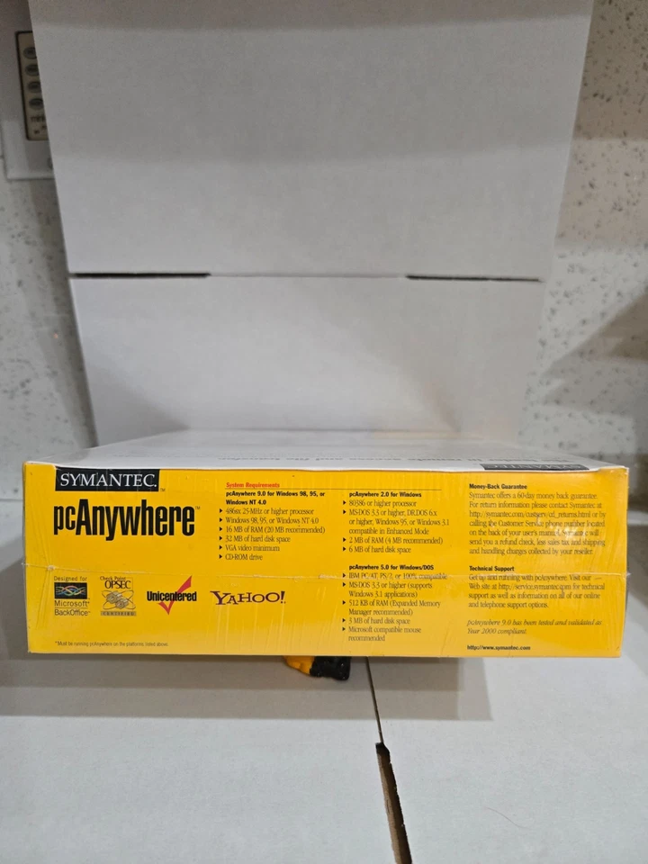 SYMANTEC pc Anywhere VERSION 9.0 _ WINDOWS HOST _ WINDOWS 95, 98, NT,  3.1 DOS - Image 4 of 4