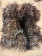 BEAUTIFUL SILVER FOX FUR PELT FLY TYING 48