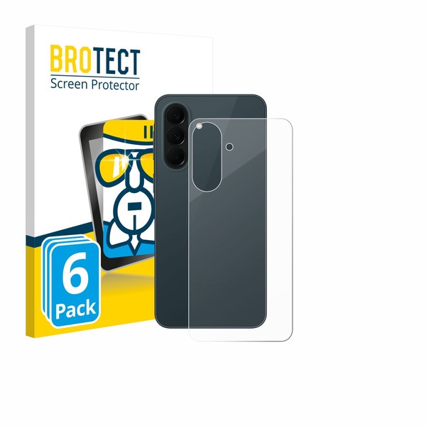 6X Panzerfolie Schutzglas FüR Samsung Galaxy A37 5G (RüCkseite) Displayschutz-image