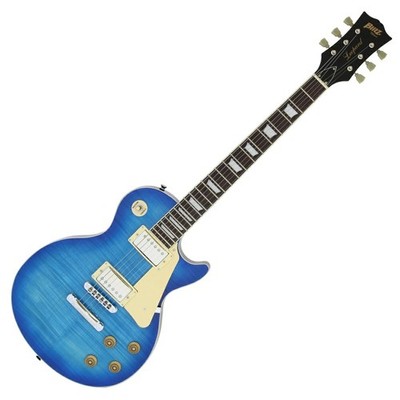 NEW Blitz by Aria BLP-450 Electric Guitar See-through Blue