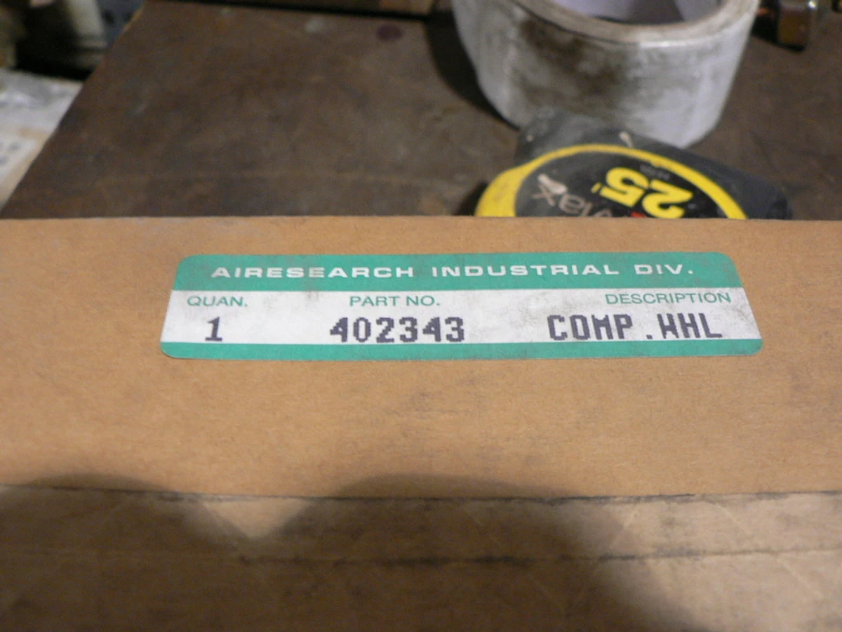 NEW AIRESEARCH COMPRESSOR WHEEL 402343 5199381 T3030 | eBay