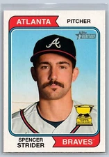 Spencer Strider 2023 Topps Heritage #225 All-Star Rookie Cup