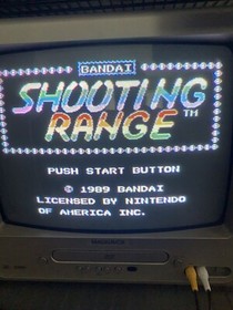 NES Shooting Range Nintendo Entertainment System 1989 w/ manual Authentic Tested