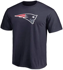 Outerstuff NFL New England Patriots Boys Youth 8-20 Team Color Logo Shirt L & XL